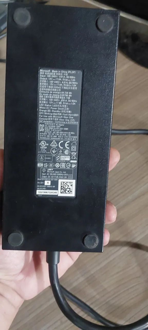 FONTE ORIGINAL XBOX ONE FAT EM BOM ESTADO - Foto 2