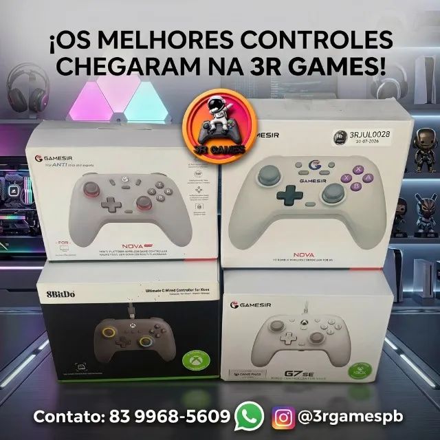 Controles Gamer Sir e 8Bit