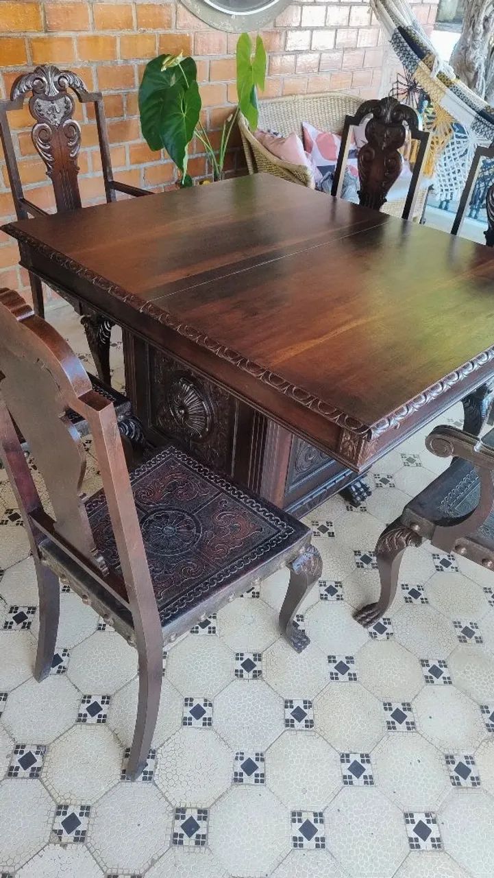 Mesa de Jantar Renascentistas Pata De Leão  - Foto 5