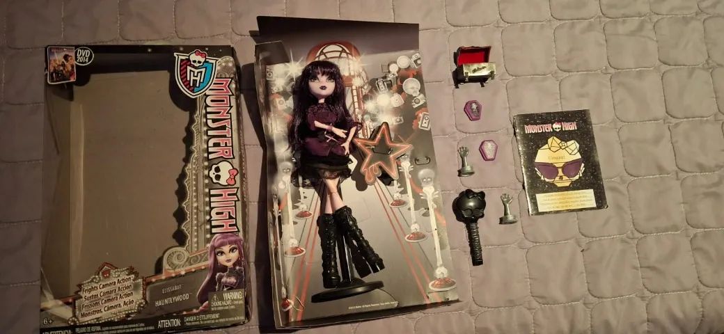 Monster High Elissabat completa (com caixa e acessórios extras de brinde)