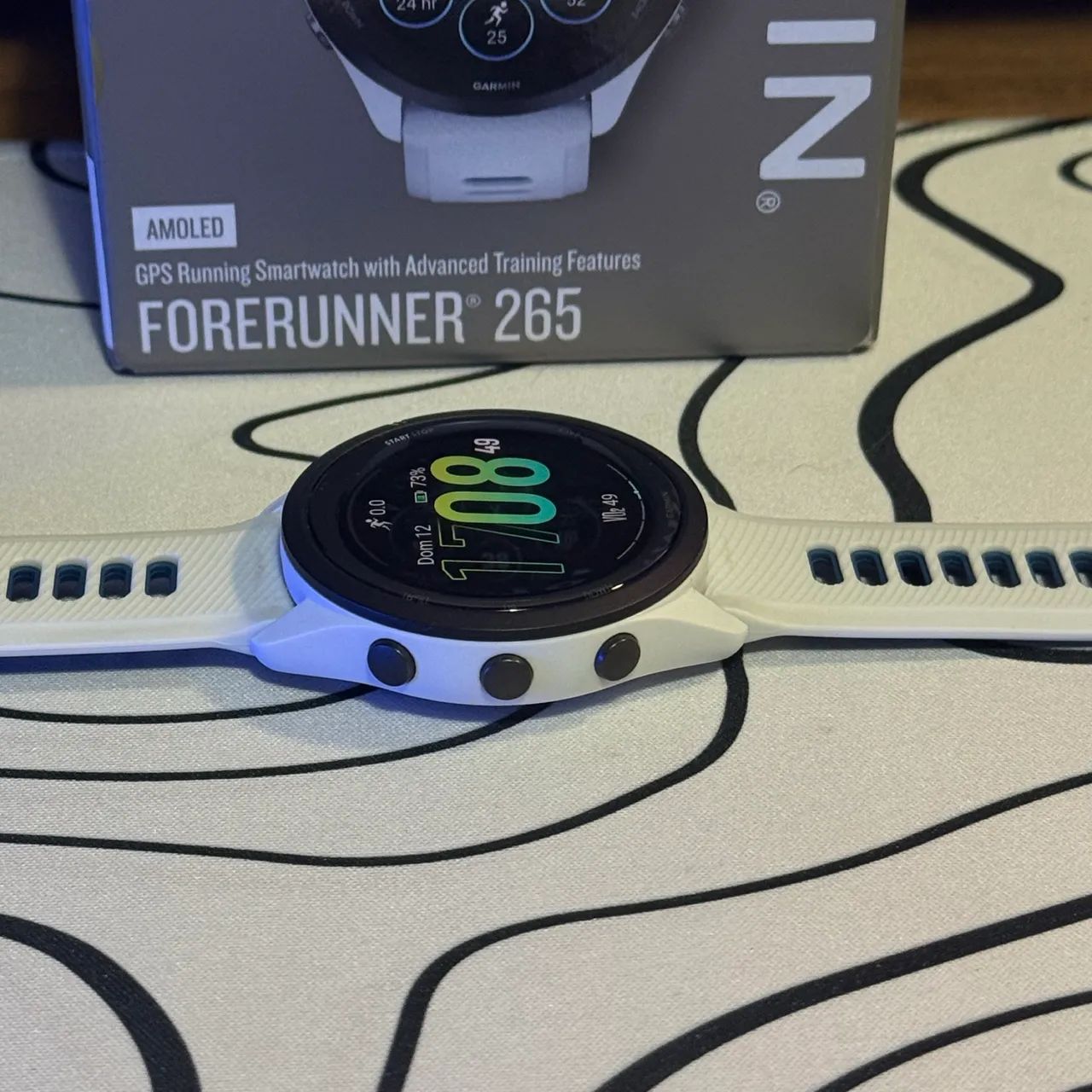 Garmin Forerunner 265 Amoled | Branco (Venda ou Troca) - Foto 2