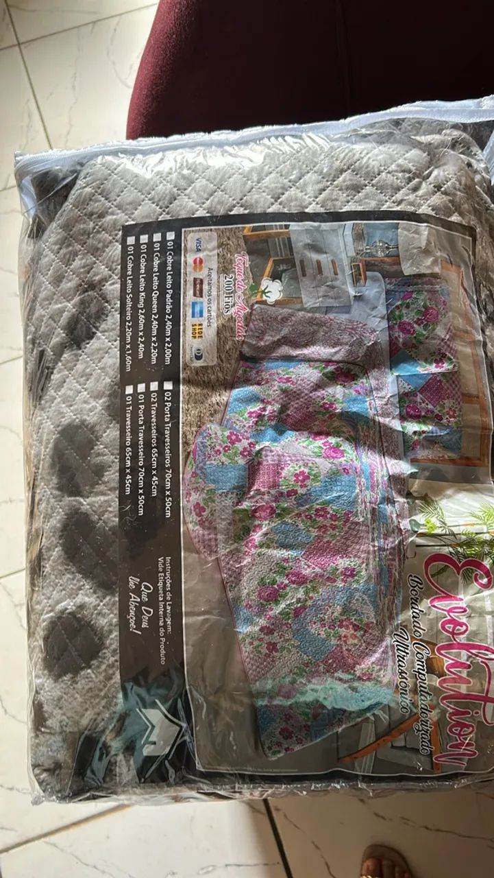 Kit cobre leito dupla face  - Foto 3