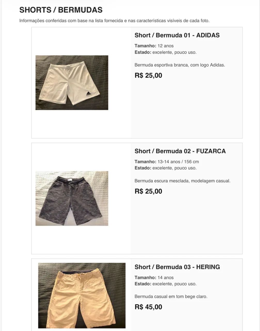 Bermudas originais  infantis - Foto 2