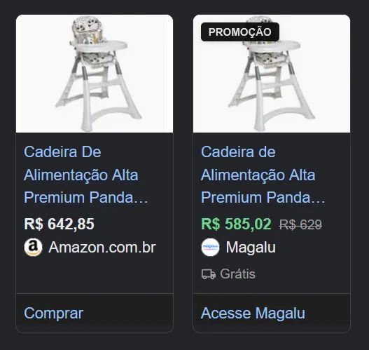 Cadeira de alimentação alta premium panda galzerano - Foto 2