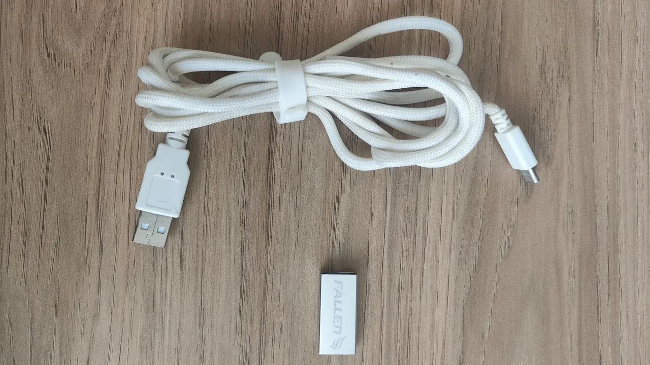 Mouse Fallen Pantera Pro Branco - Foto 4