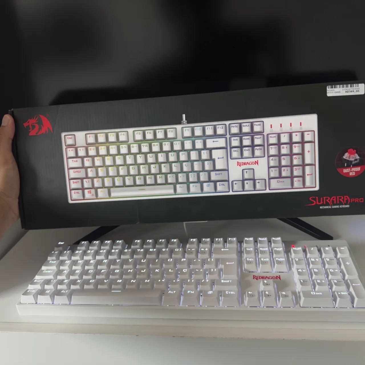 Teclado Redragon RGB Switch RED