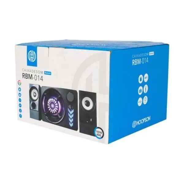 Caixa de som amplificada Hoopson modelo RBM-014. 
