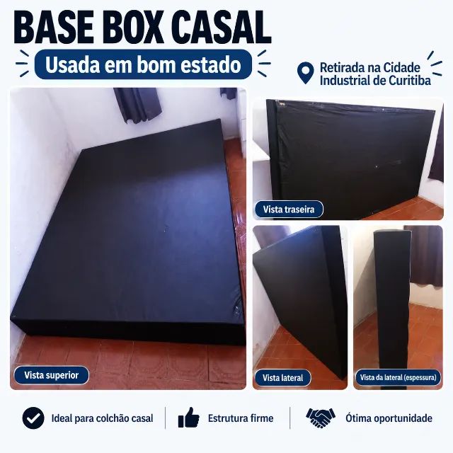 Base Box Casal Usada em Ótimo Estado 