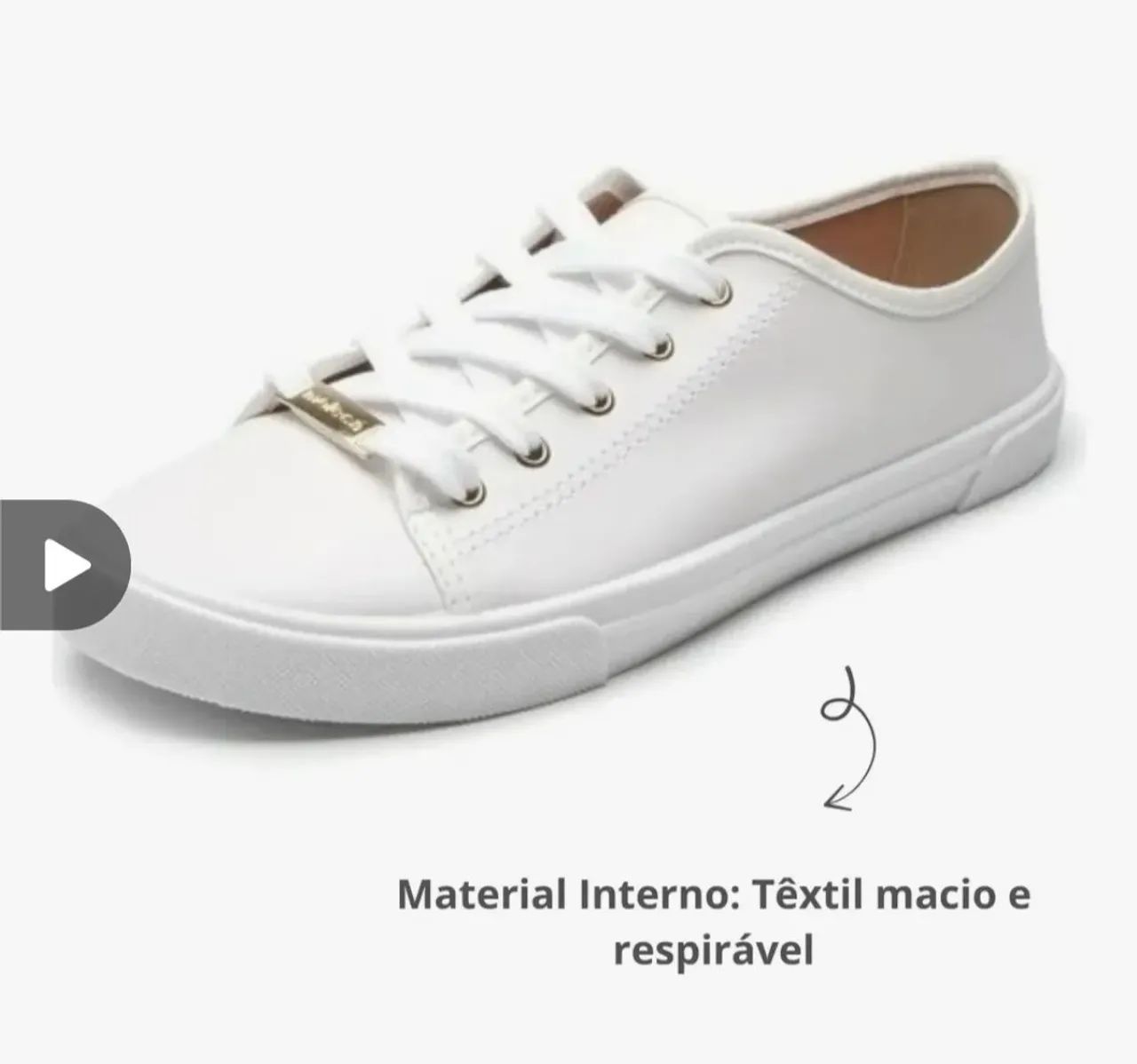 VENDO TÊNIS BRANCO - Foto 4