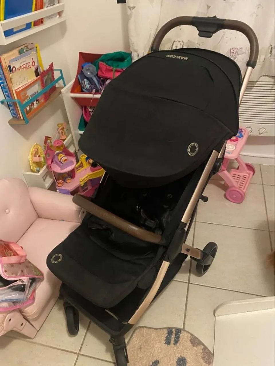 Carrinho de Bebê Maxi-Cosi, Eva³, Essential Black Champagne. - Foto 3