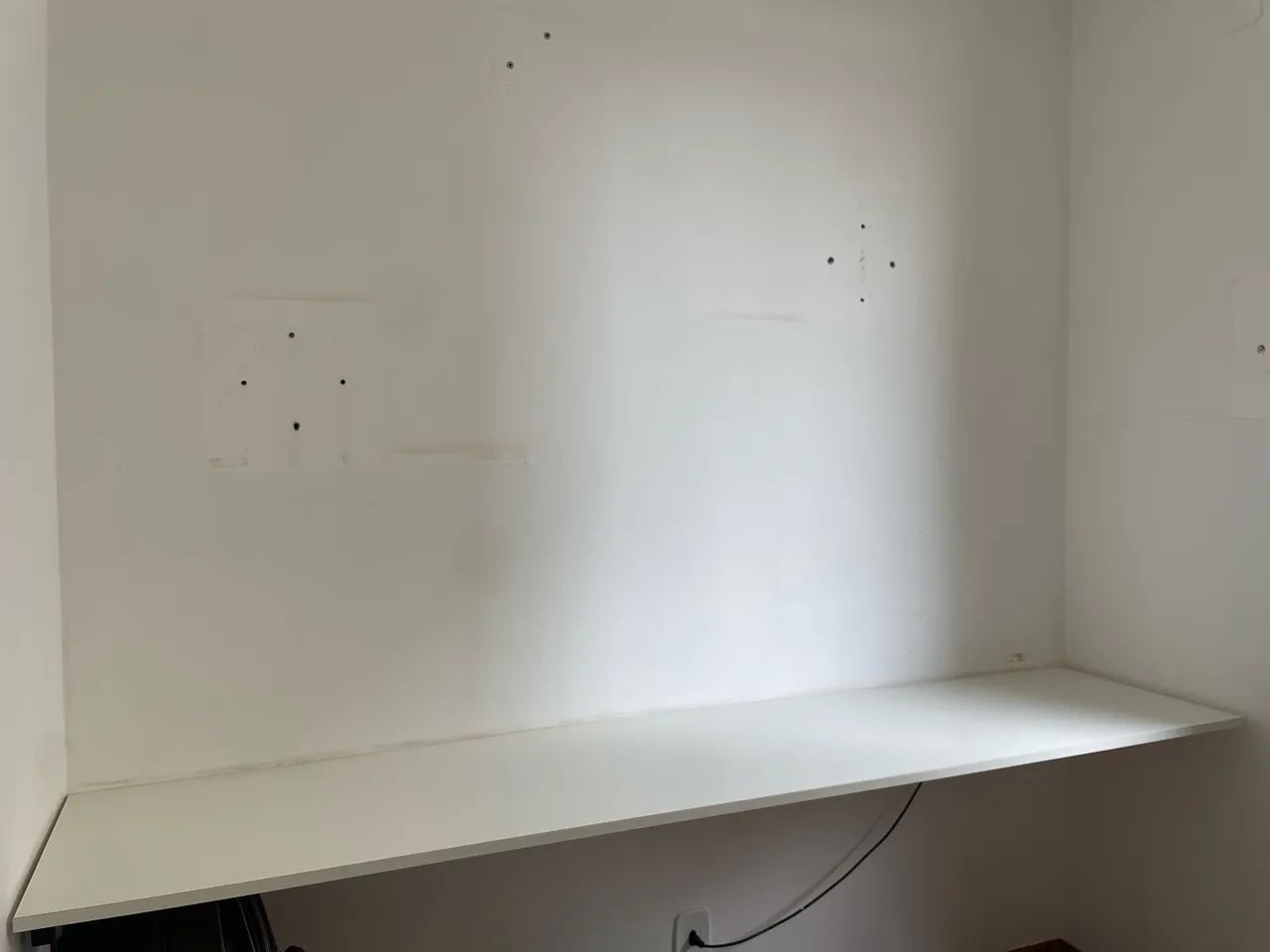 Mesa MDF Branca 2,3mx50cm - Foto 2