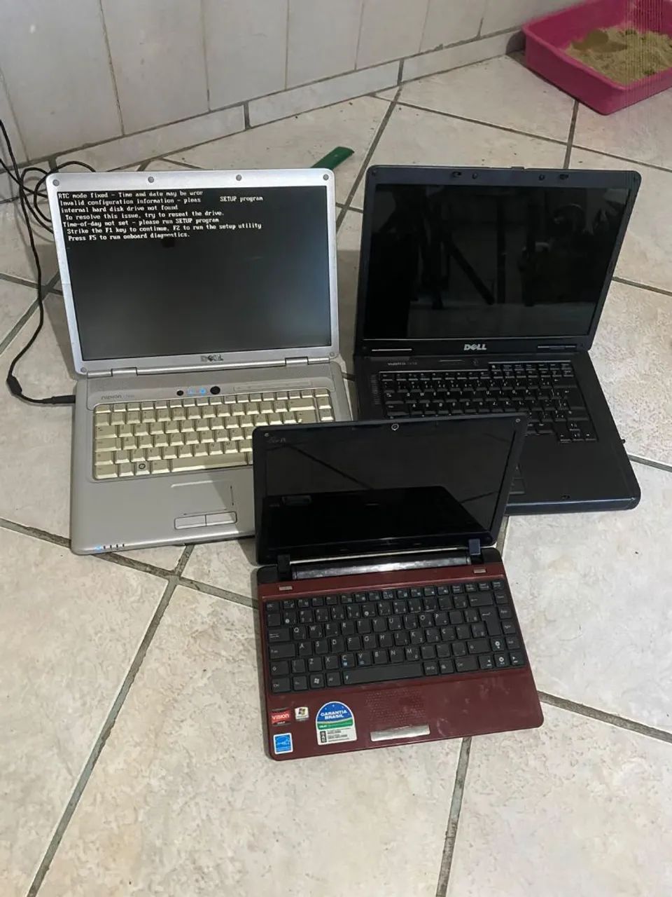 Lote notebook retirada de peças 