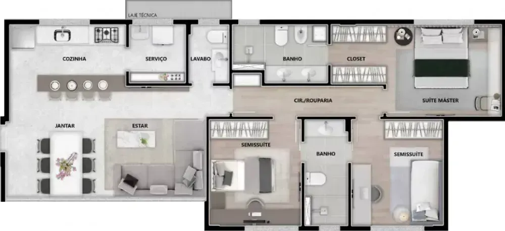 PLANTA 90m²