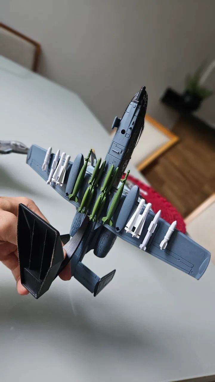 Miniatura avião réplica militar caça guerra - Foto 5