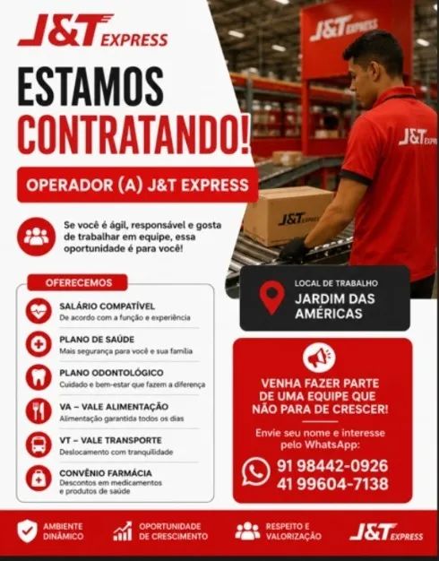 Vaga para operador logístico 