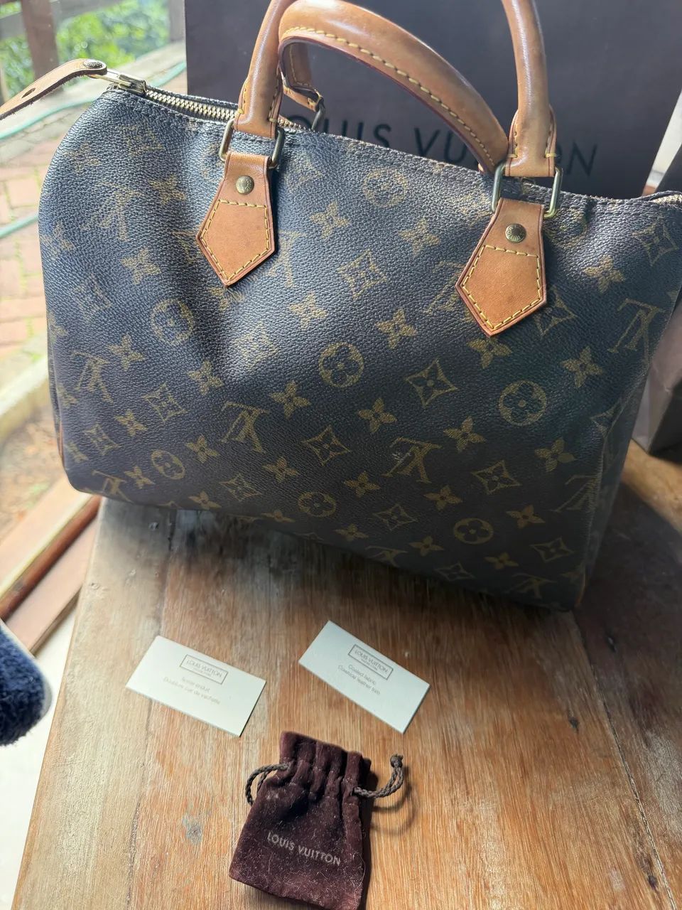 Bolsa original Louis Vuitton speedy