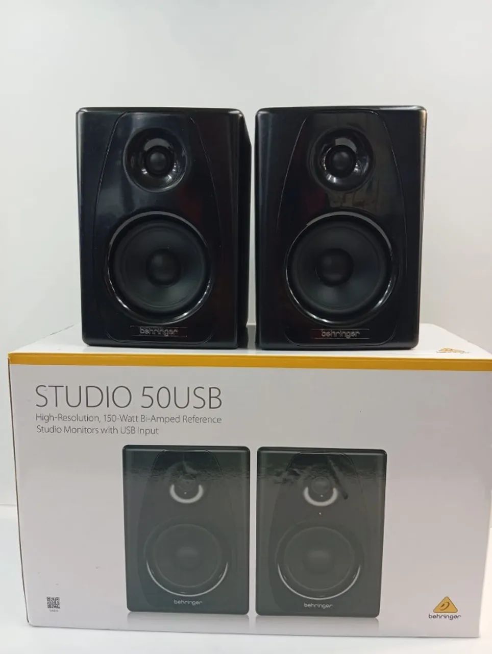 MONITOR DE REFERÊNCIA  MARCA : BEHRINGER MOD : STUDIO 50 USB PAR ATIVO E  PASSIVO .