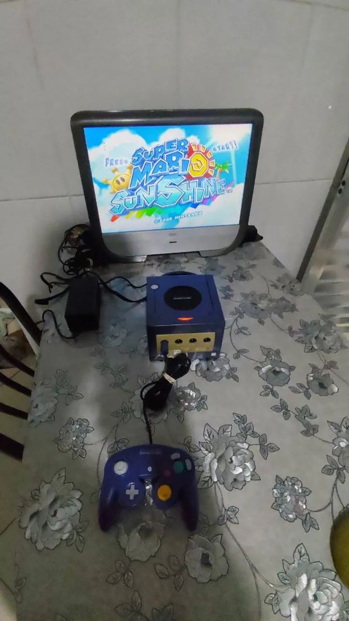 Game cube roxo Nintendo 