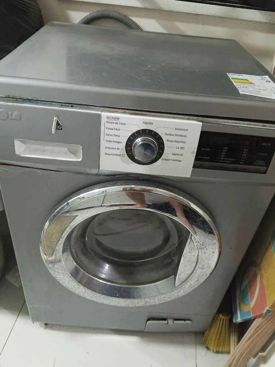 Máquina lava e seca LG, toda plotada.(defeito na placa) - Foto 3