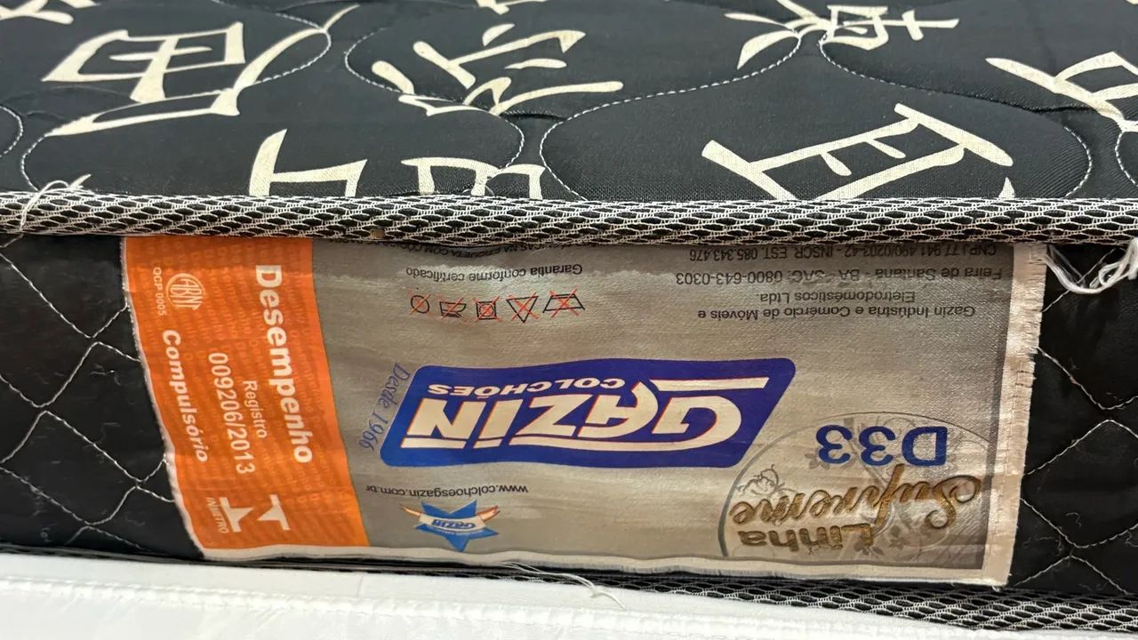 Cama box ortobom + colchão solteirão  - Foto 3