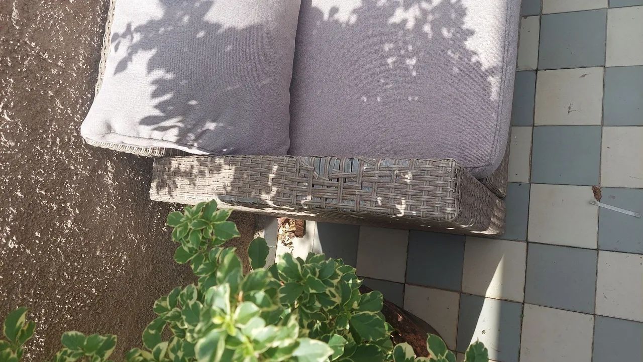 Conjunto de sofá em L para jardim - Foto 2