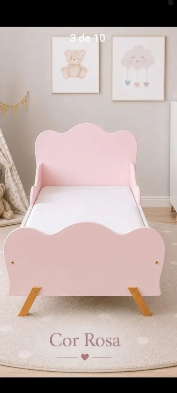 Promoção Mini cama infantil com colchão  - Foto 4