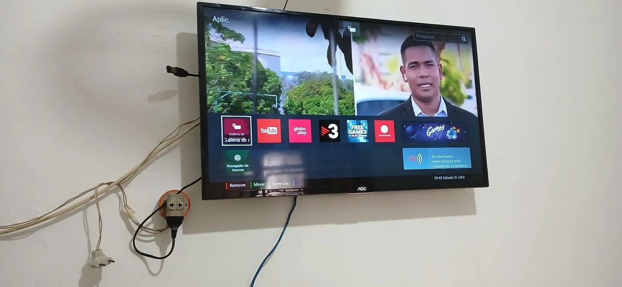 Smart TV AOC 32 polegadas - Foto 4