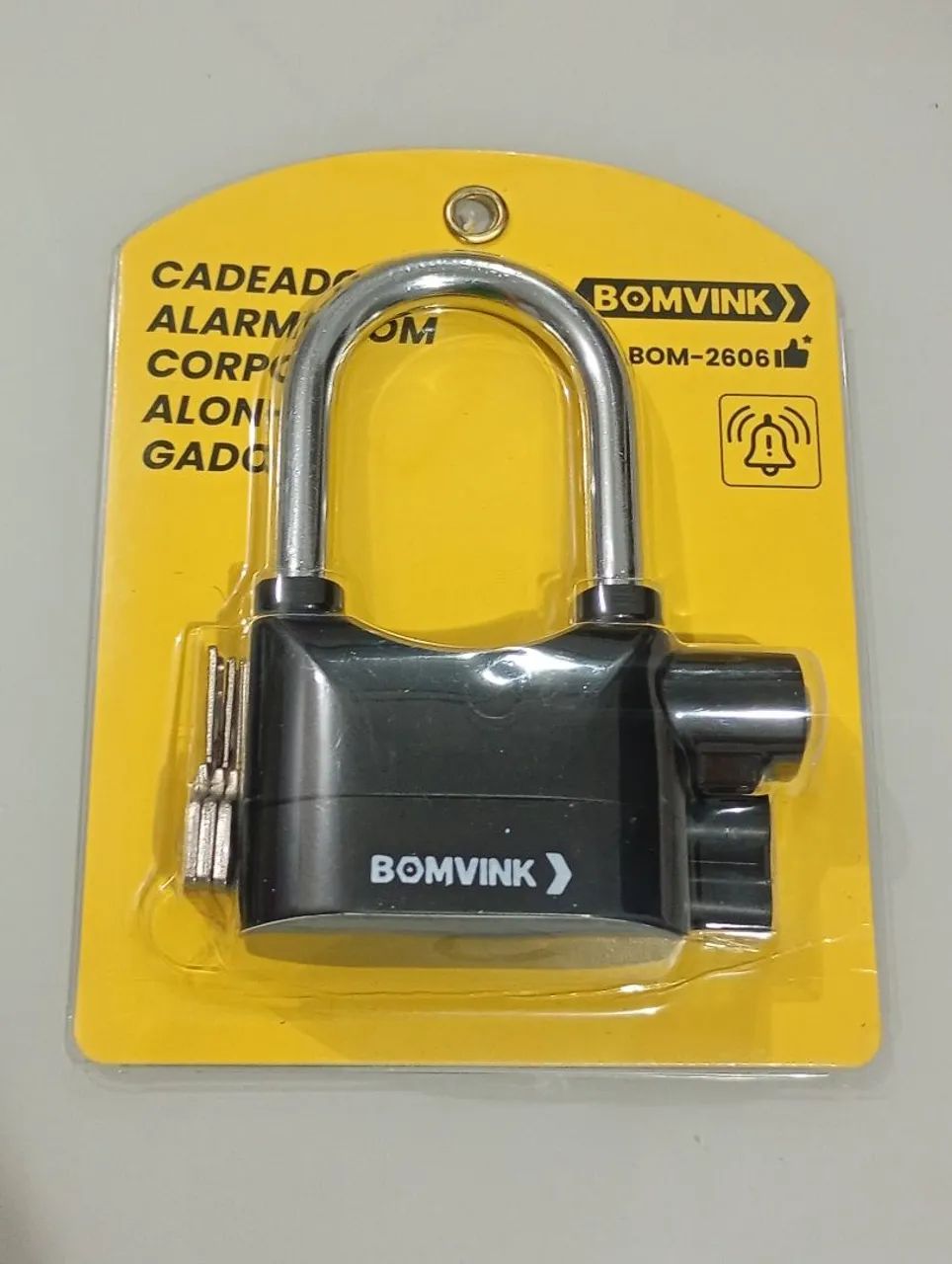 Cadeado com alarme 