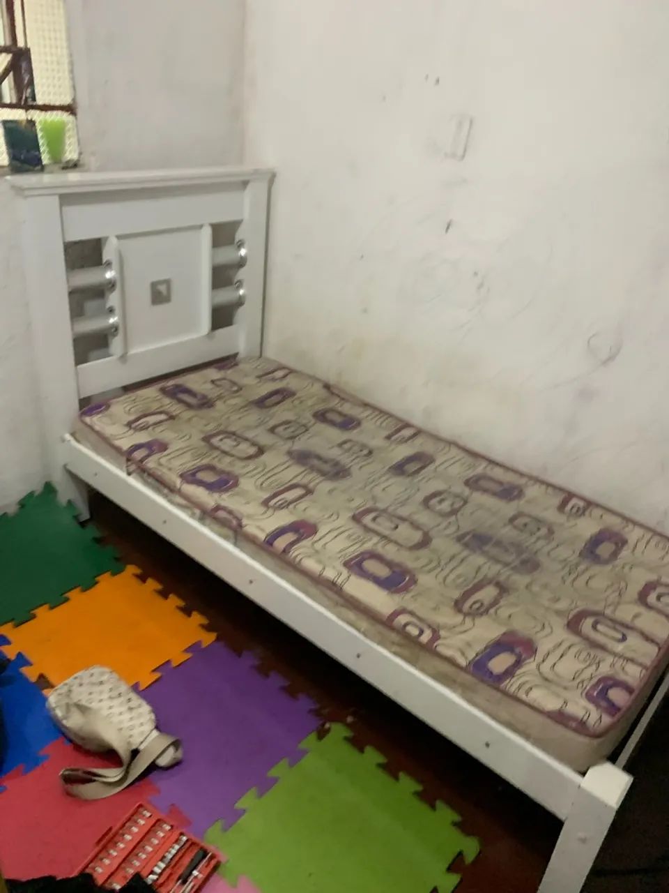Cama + Colchão Solteiro - Foto 2