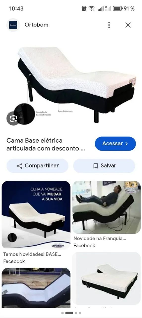 Base cama elétrica solteiro - Foto 2