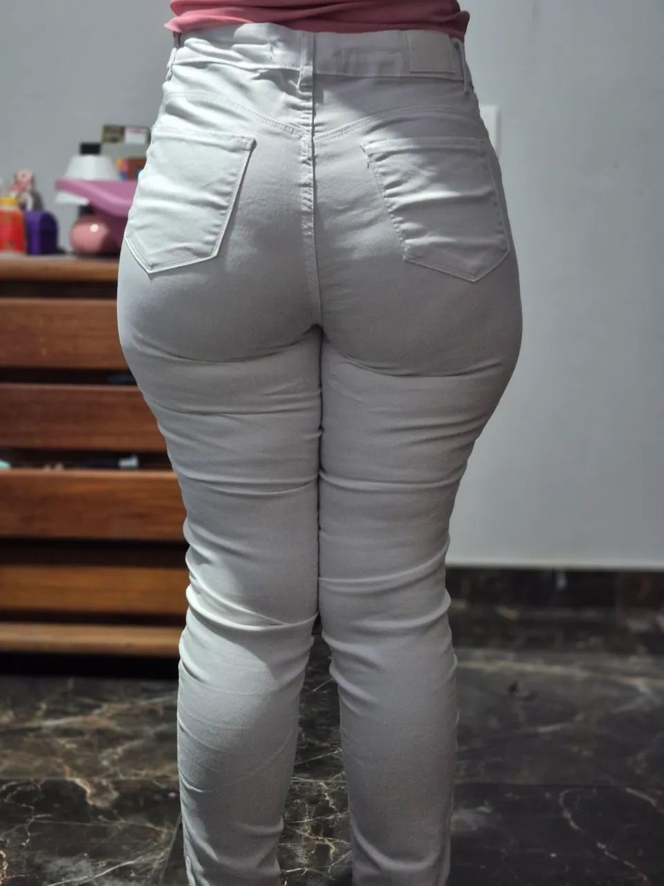 Calça jeans branca  - Foto 4