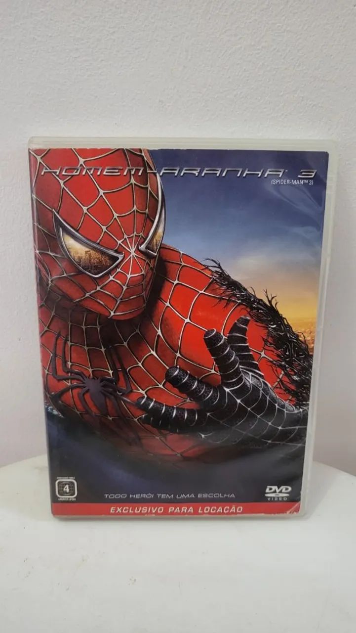 Dvd homem aranha 3