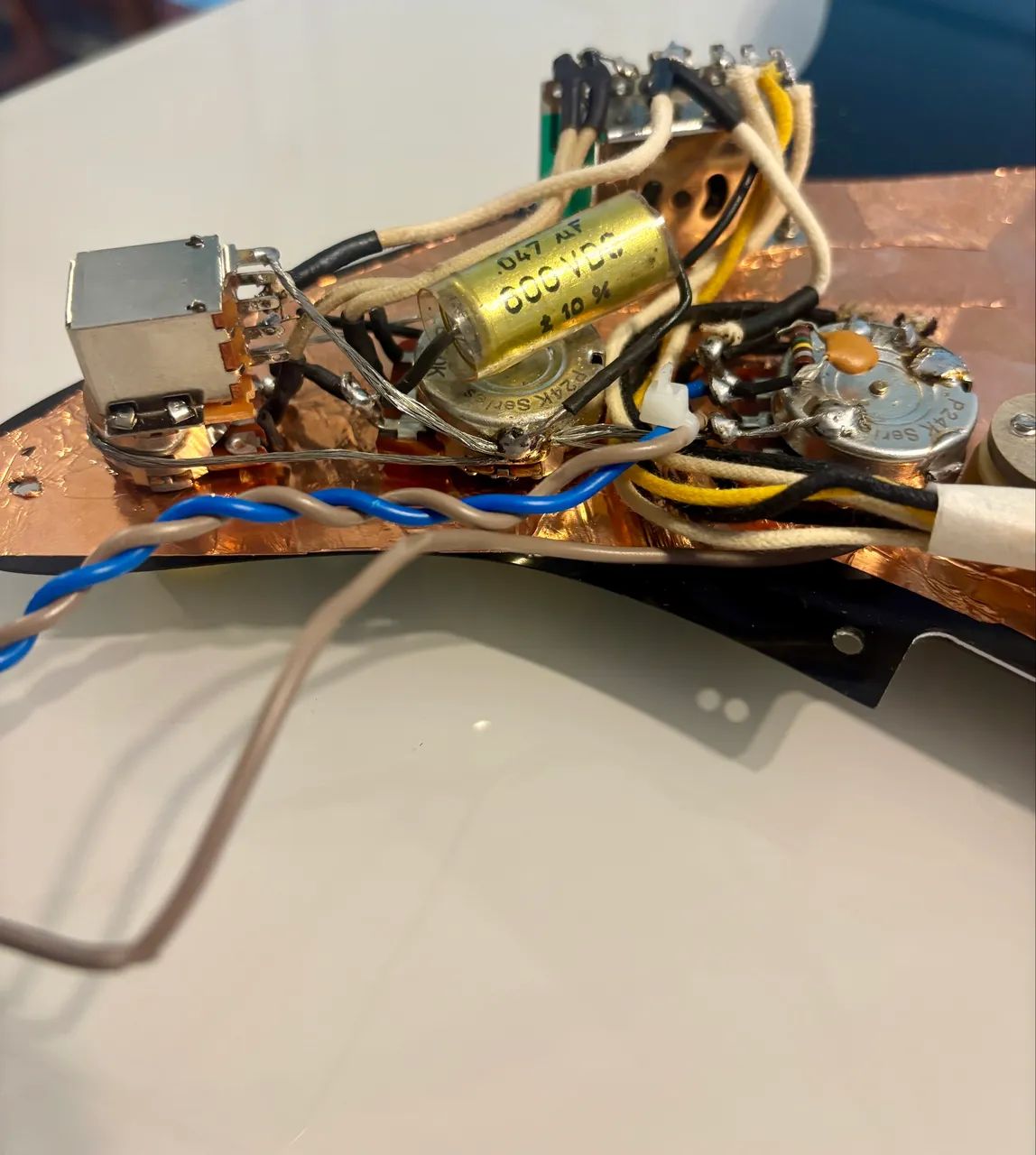 Kit elétrica e captação stratocaster  - Foto 2
