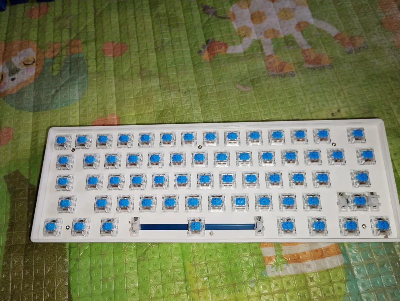 Teclado mecânico switch azul - Foto 3