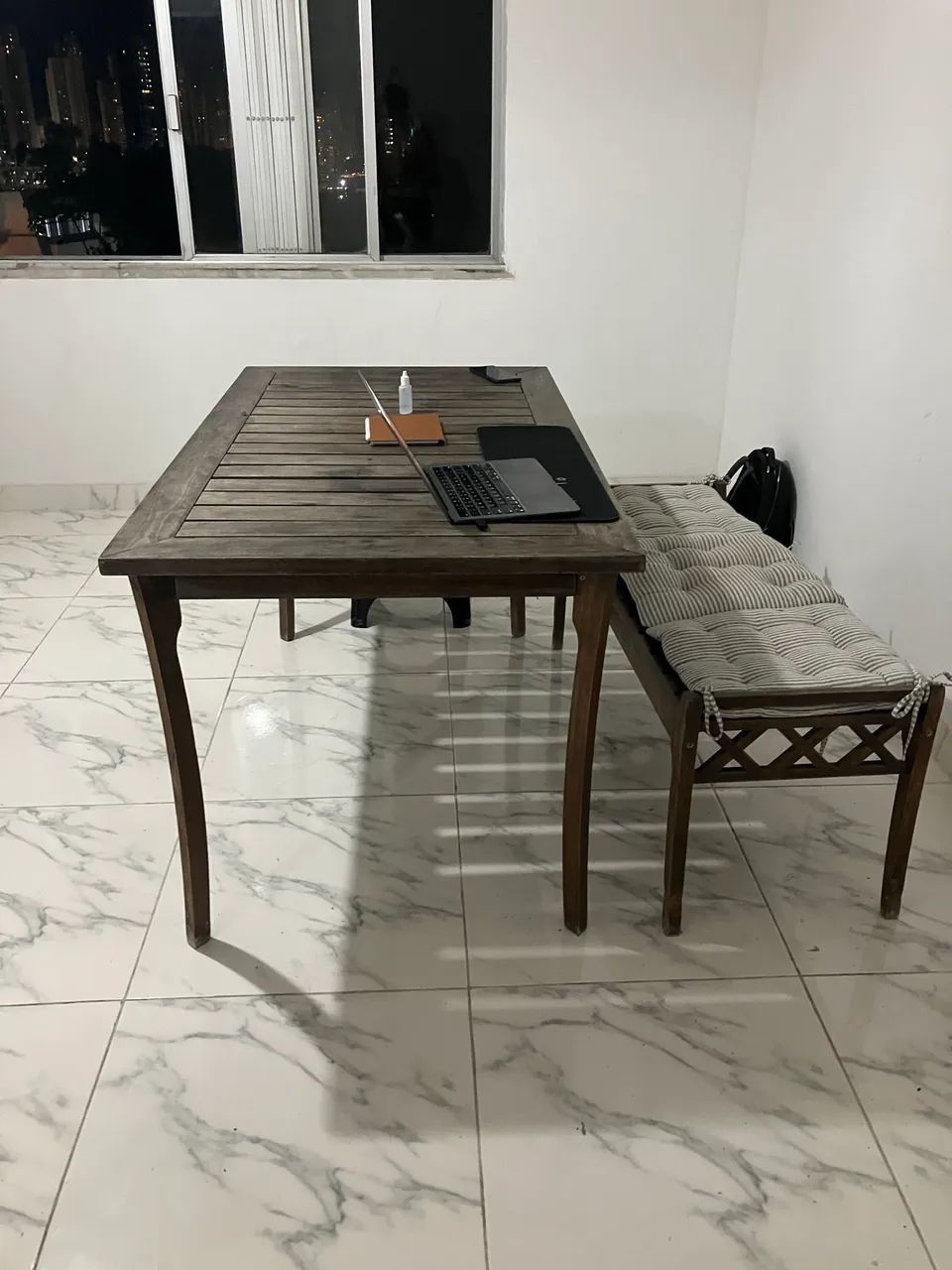 Mesa churrasco madeira area externa - Foto 2