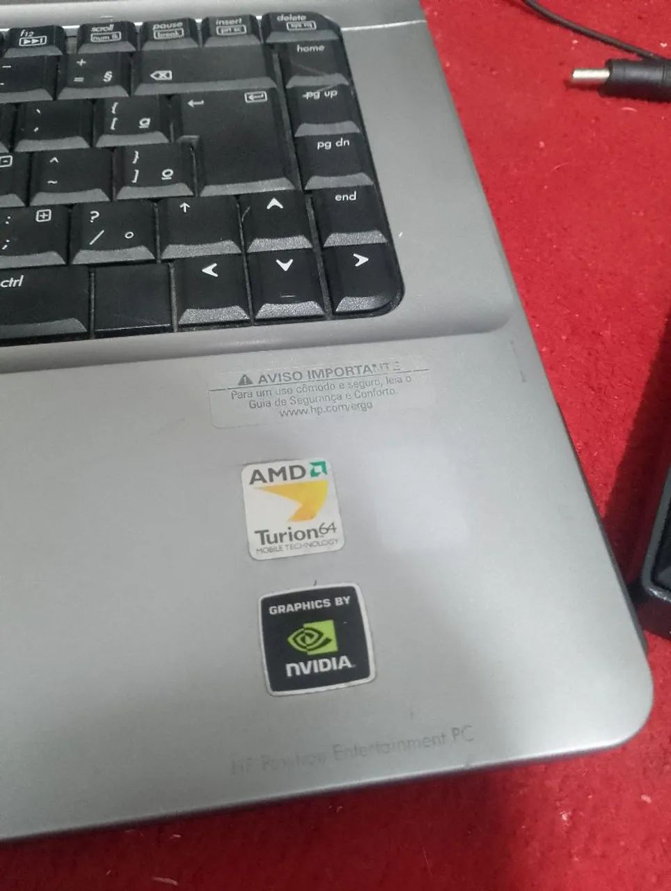 Notebook HP para conserto retirada de peças - Foto 3