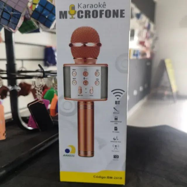 Microfone de Karaokê Bluetooth - Foto 5