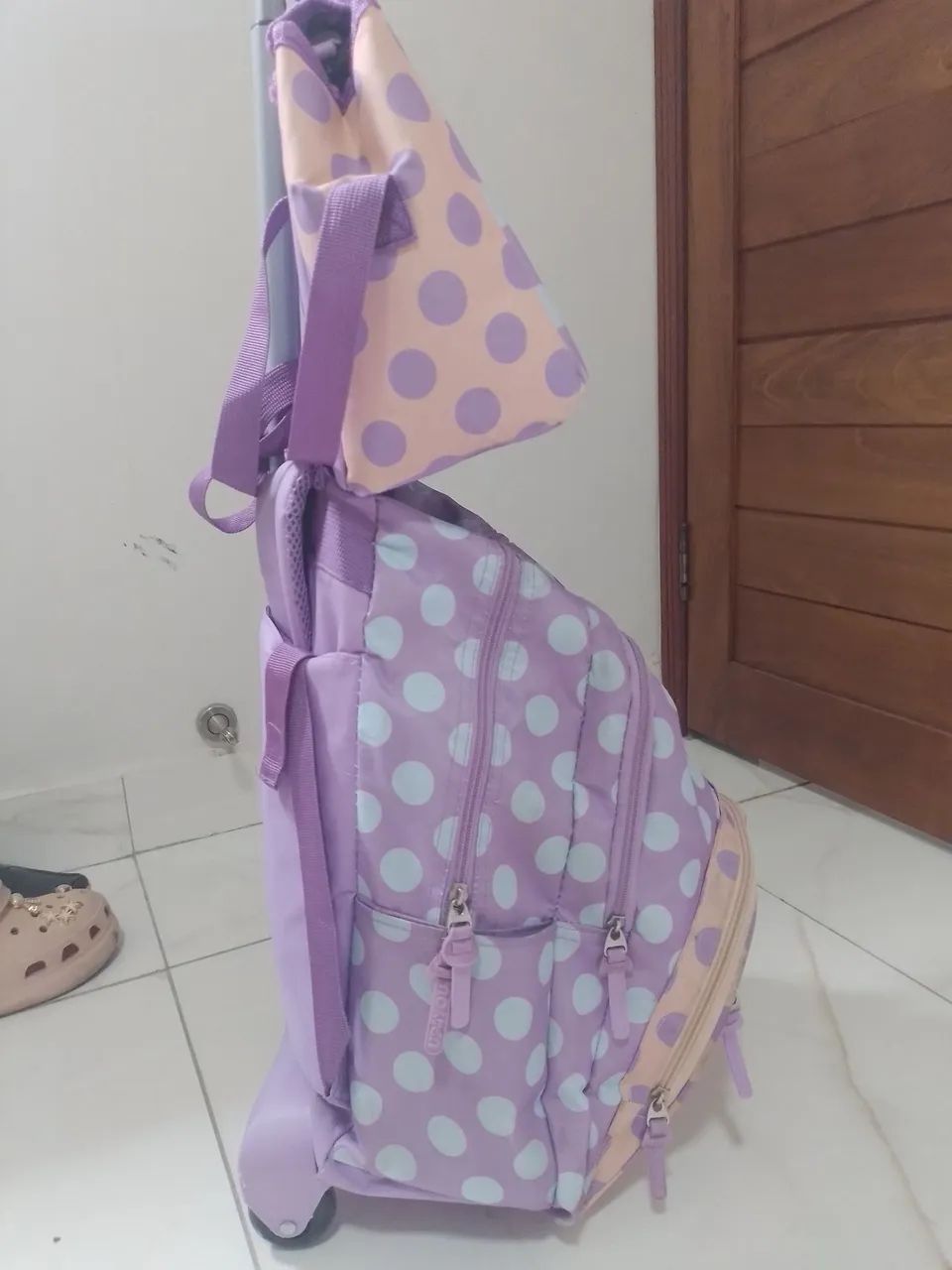 Mochila e lancheira escolar meninas  - Foto 4