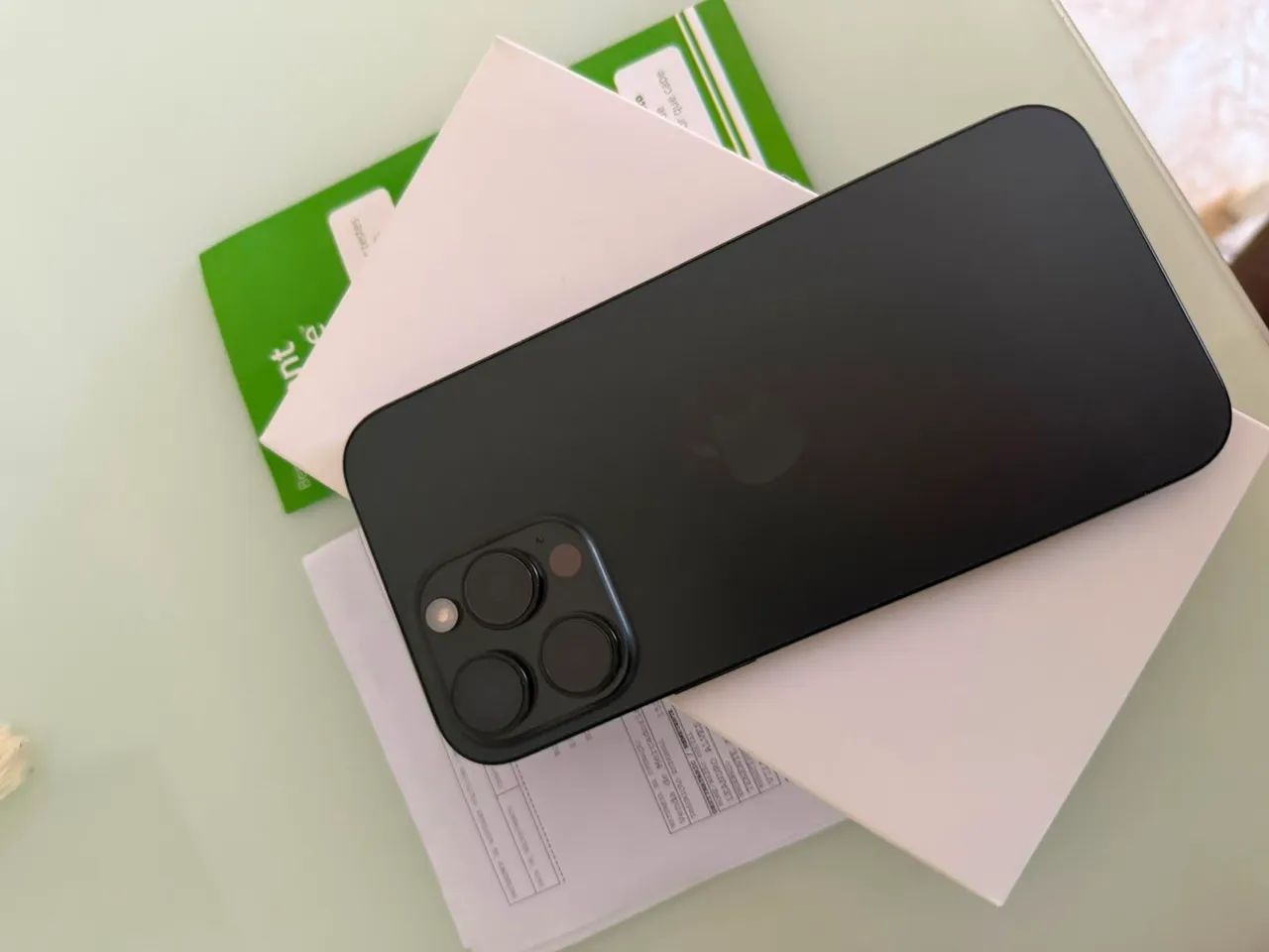iPhone 16 Pro Max 256GB Titânio Preto Excelente - Foto 3