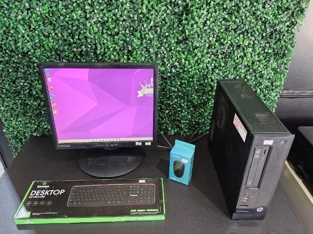 Setup Completo Hp Pro Slimline Com Monitor 17 Polegadas, Processador I5 E Ssd - Foto 2
