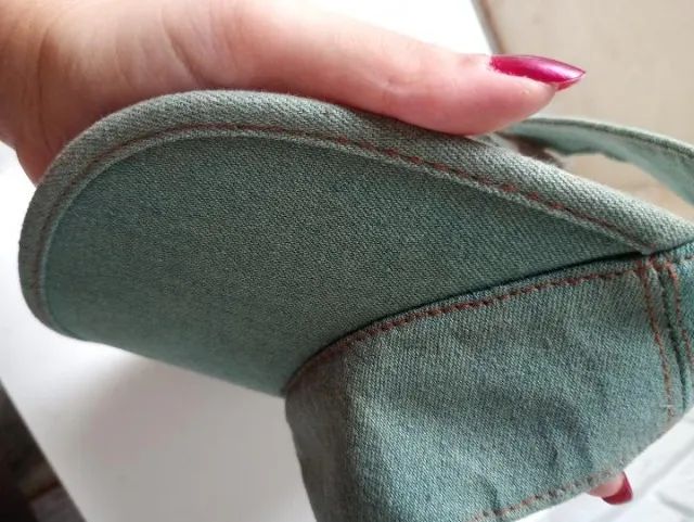 Viseira jeans verde claro - Foto 3