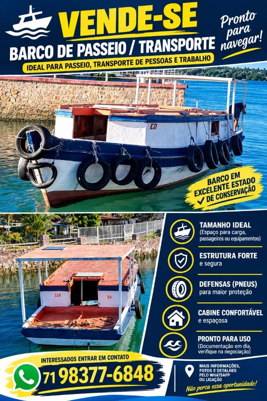 VENDE-SE  barco