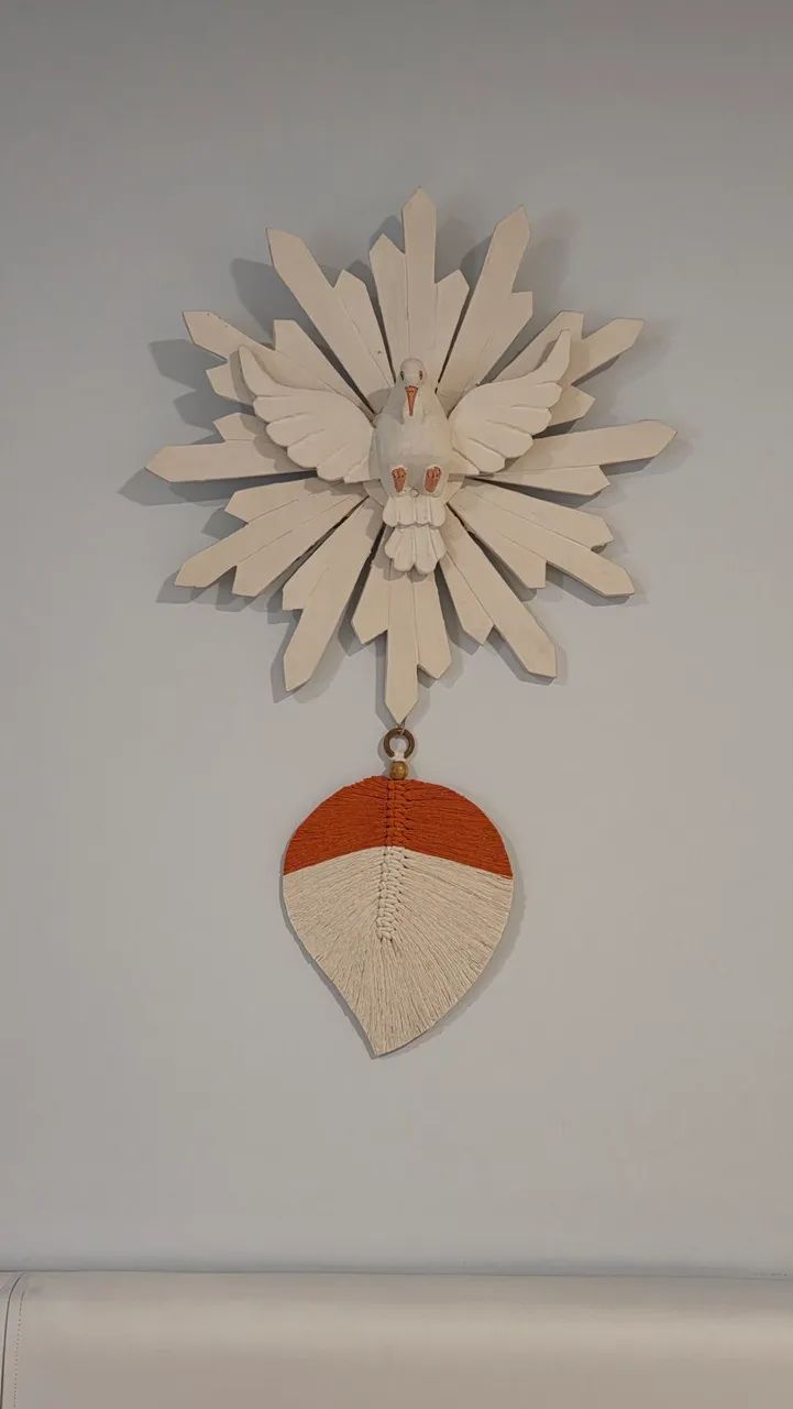 Espírito Santo com Macramê 