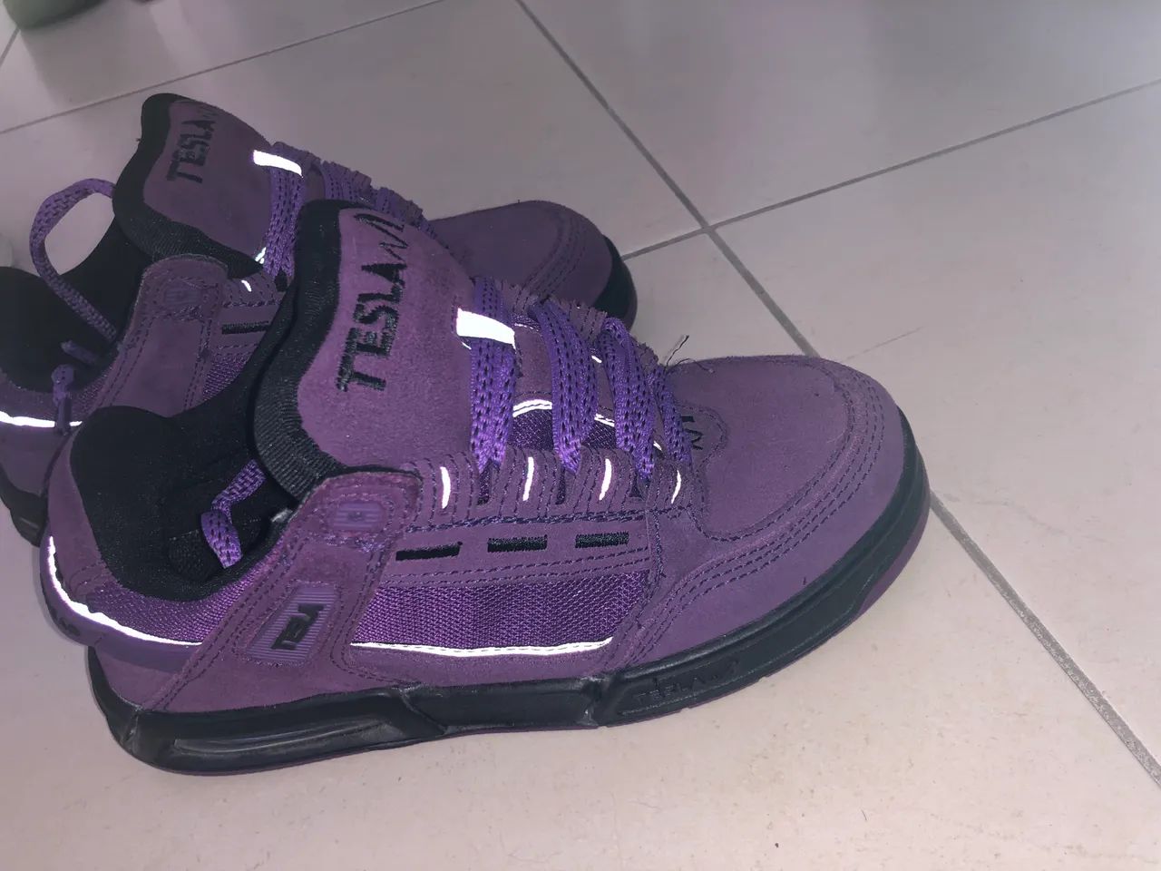 Tênis tesla roxo - Foto 2
