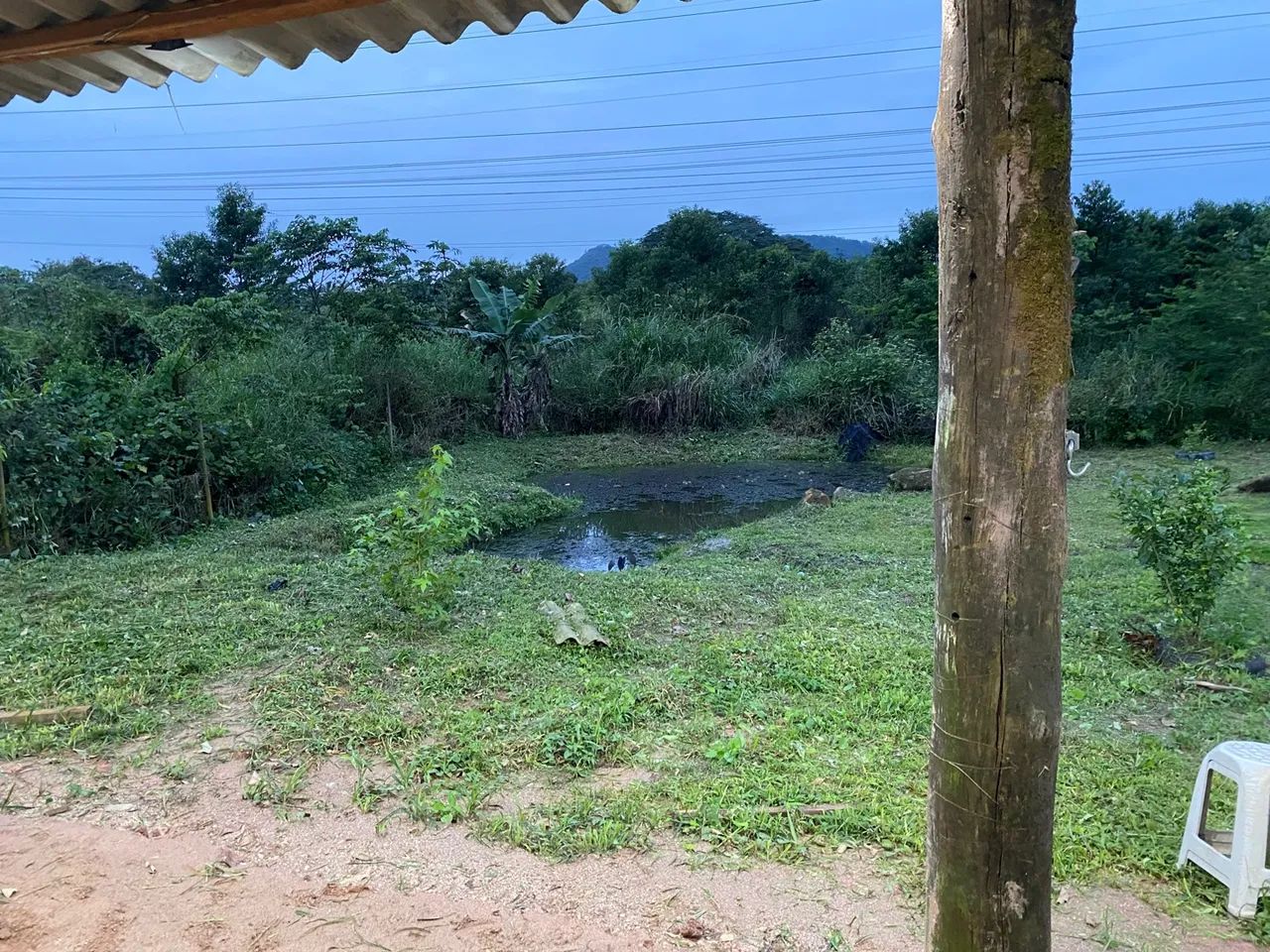 Linda área com lago , galpão rústico e nascente passando  - Foto 2