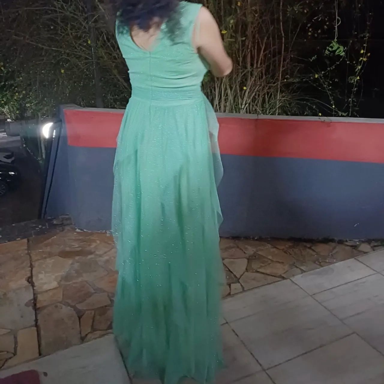 Vestido de Madrinha Verde Menta - Elegante e Delicado (40/42) - Foto 2