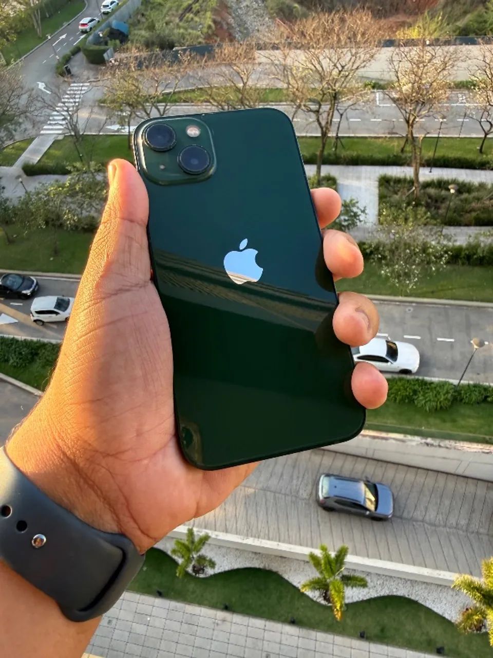 13 verde de 128gb seminovo - garantia!!! - Foto 2