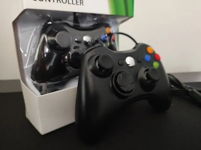 Controle USB para Xbox 360 e PC - Novo  - Foto 4