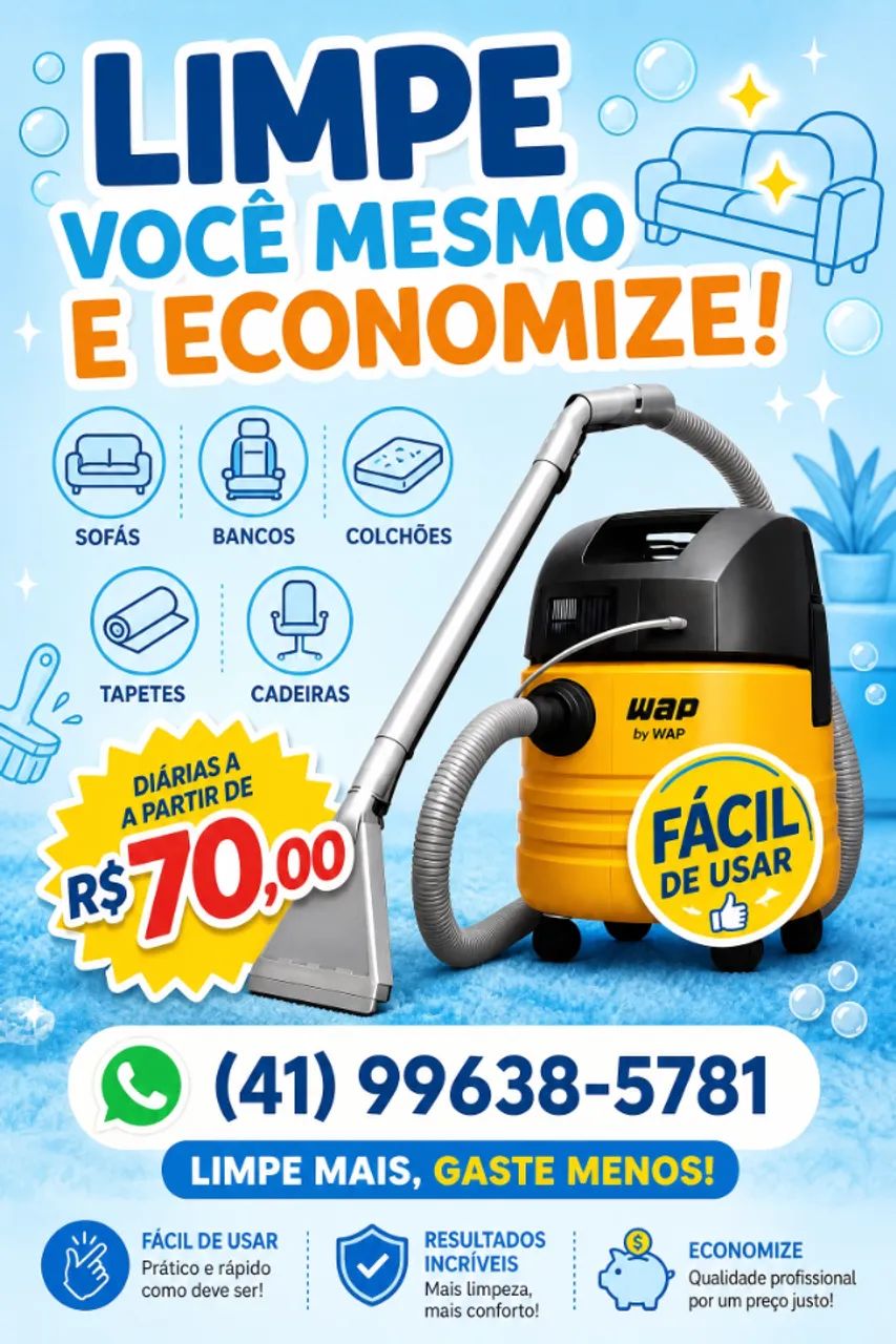 Locação Extratora Higienização