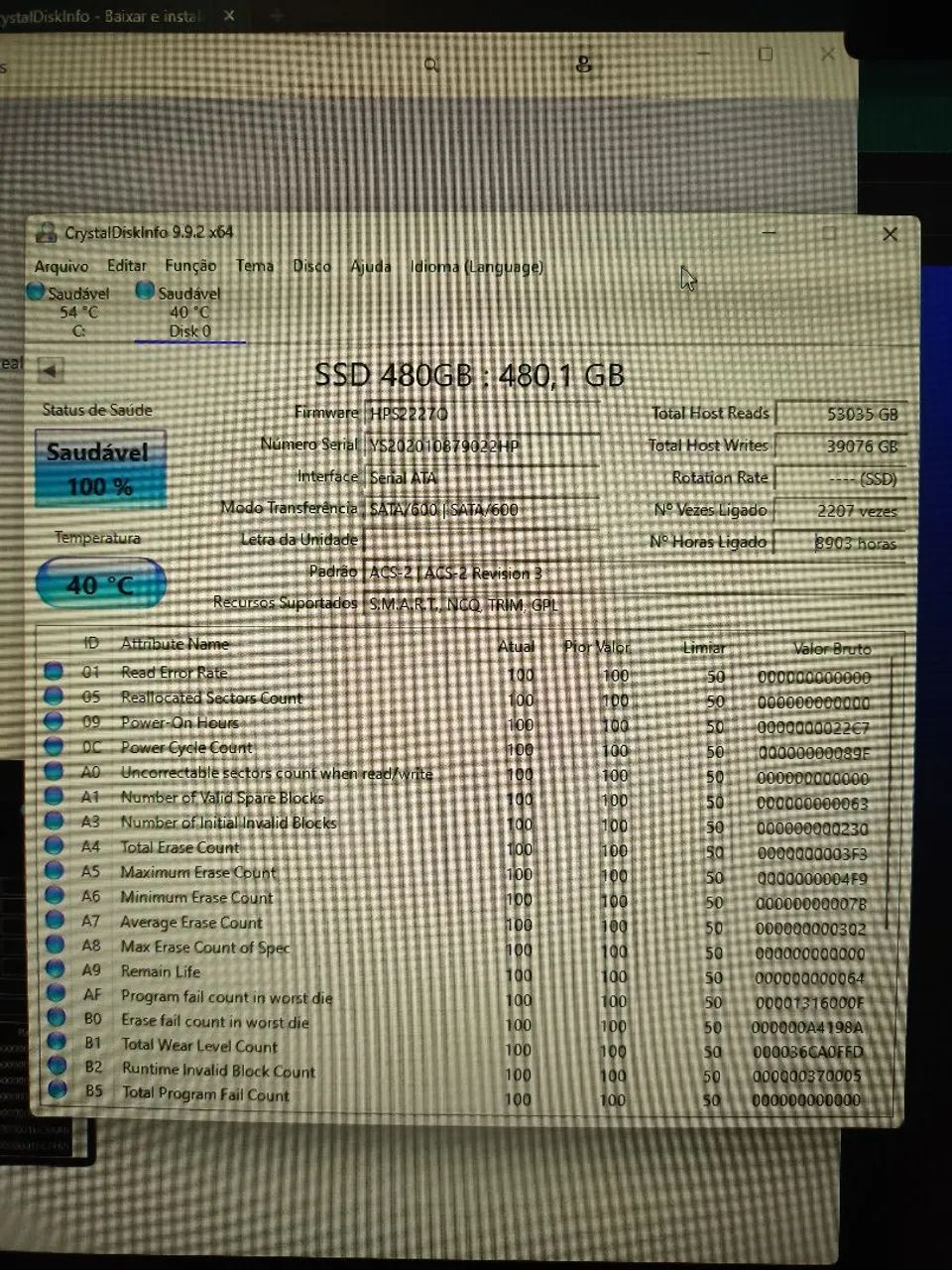 SSD somnambulist 480GB 